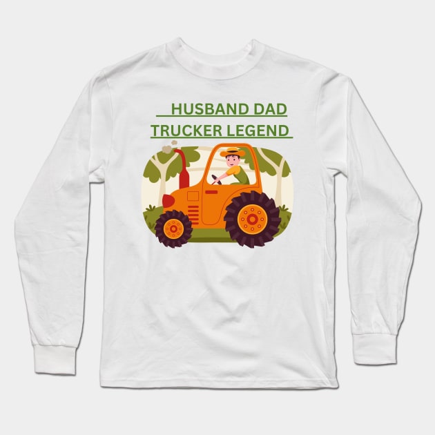 Husband dad ever Long Sleeve T-Shirt by sheelashop